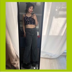 Floral Vintage Crop Top